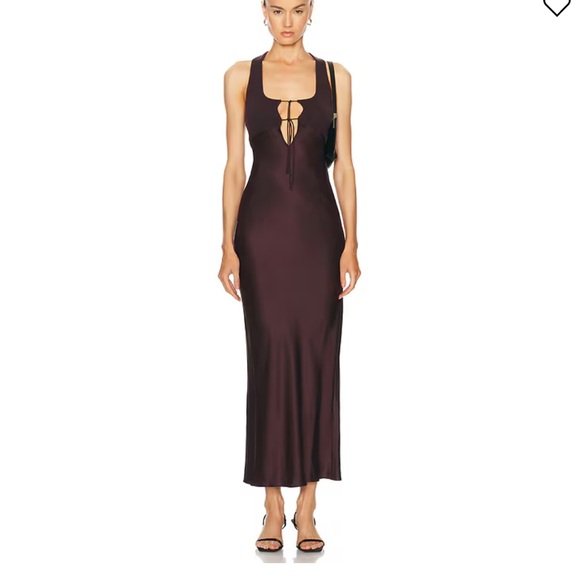 gold ruffle dress long Milena Floral Mesh Ruffle A-Line Gown main image 1